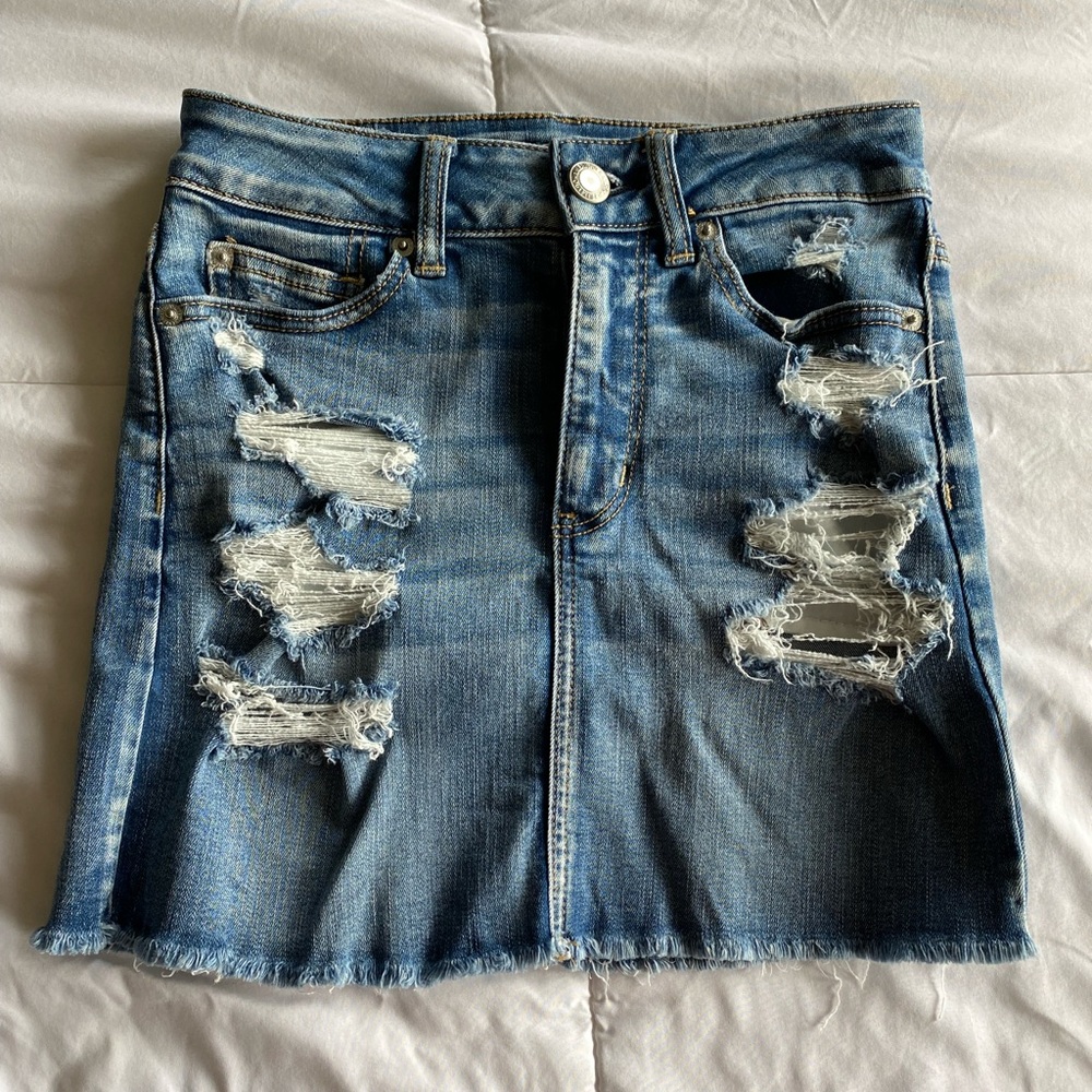 American Eagle denim jean skirt